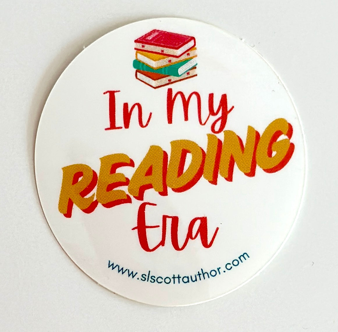 In My Reading Era Sticker - Glossy
