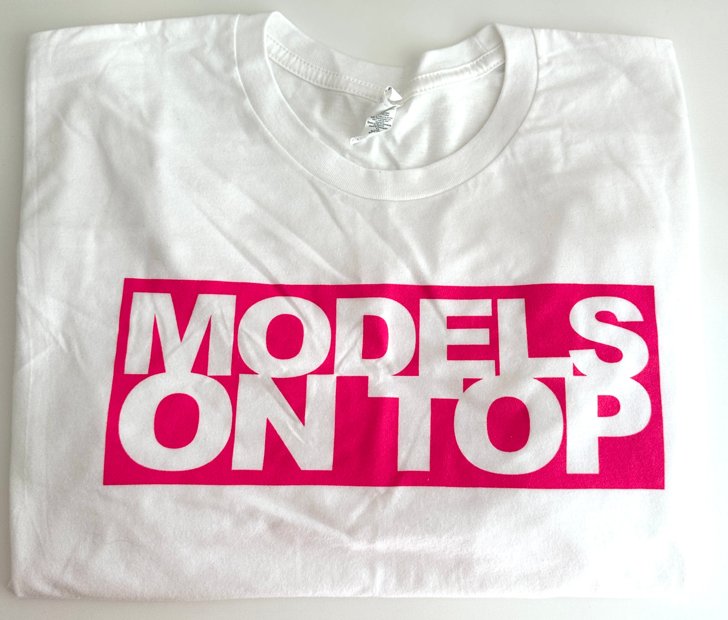 Models on Top Hot Pink Logo (XL)