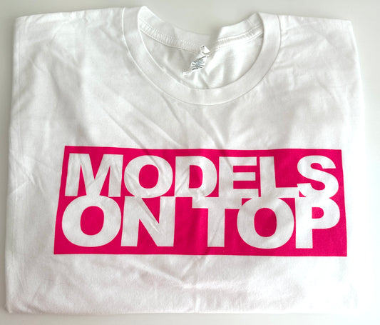 Models on Top Hot Pink Logo (XL)