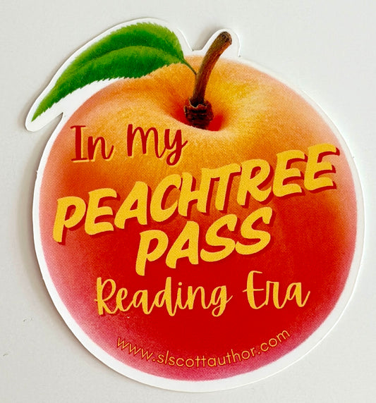 In My Peachtree Pass Reading Era Sticker - Matte