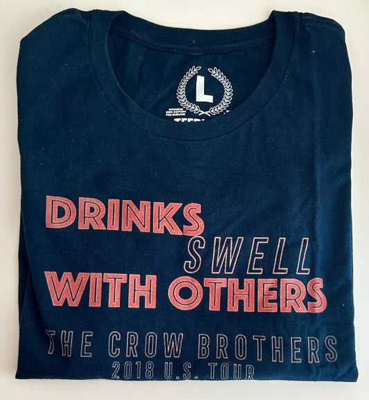 Drinks Swell with Others The Crow Brothers Tour 2018  (Navy Blue, Size L)