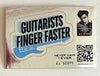 Guitarists Finger Faster Sticker - Mirror