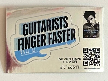Guitarists Finger Faster Sticker - Mirror