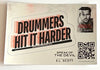 Drummers Hit it Harder Sticker - Mirror