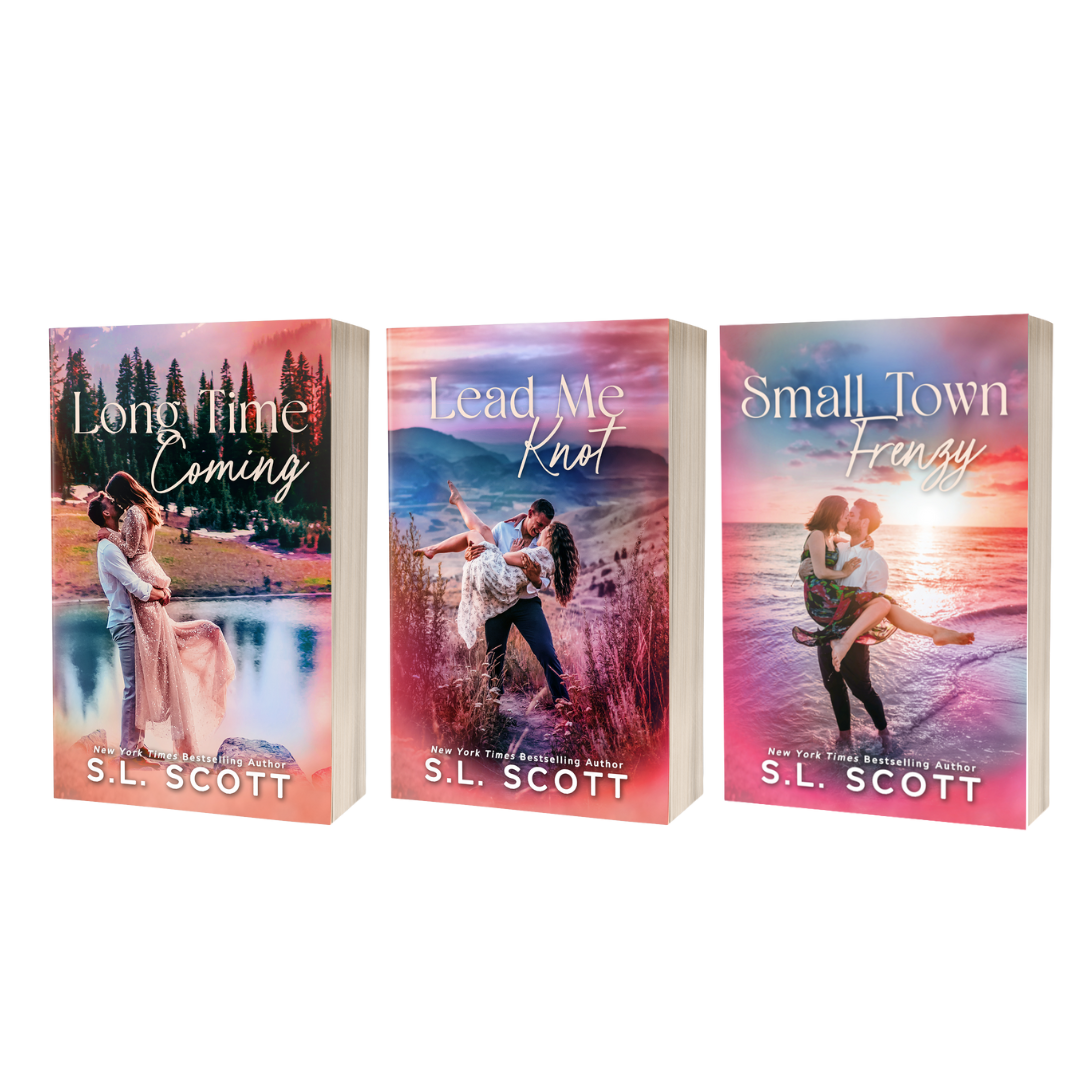 Peachtree Pass Series Romance Covers - Long Time Coming, Lead Me Knot, Small Town Frenzy