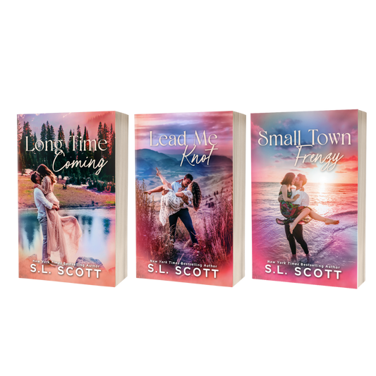 Peachtree Pass Series Romance Covers - Long Time Coming, Lead Me Knot, Small Town Frenzy